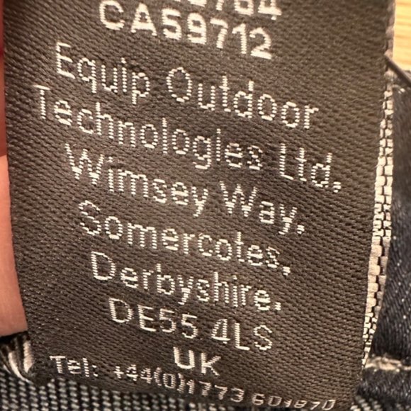 Rab The Mountain People Straight Jeans Mens 35x32 Blue Mid Rise Denim Outdoors - Picture 5 of 16